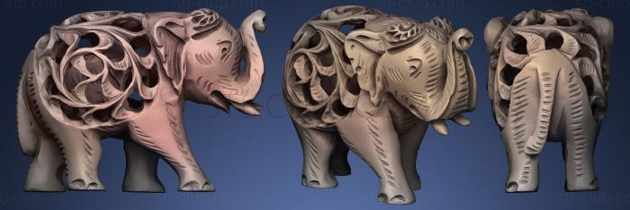 3D model Elephant (STL)